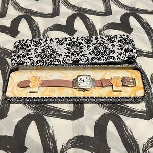 Brighton Orchard Watch Pink Band with Tin